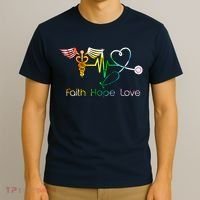 Faith Hope Love Nurse T-Shirt thumb 3