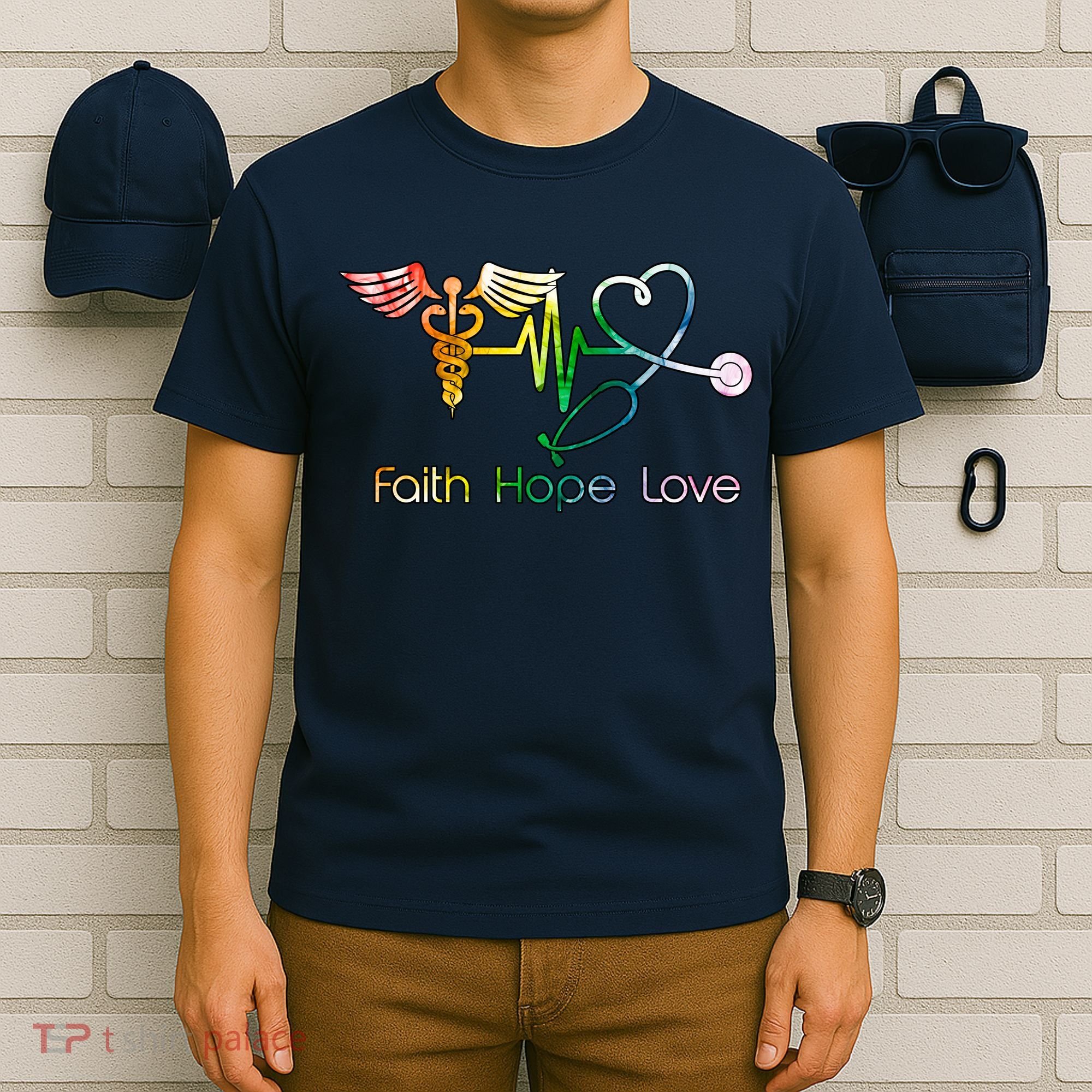 Faith Hope Love Nurse T-Shirt