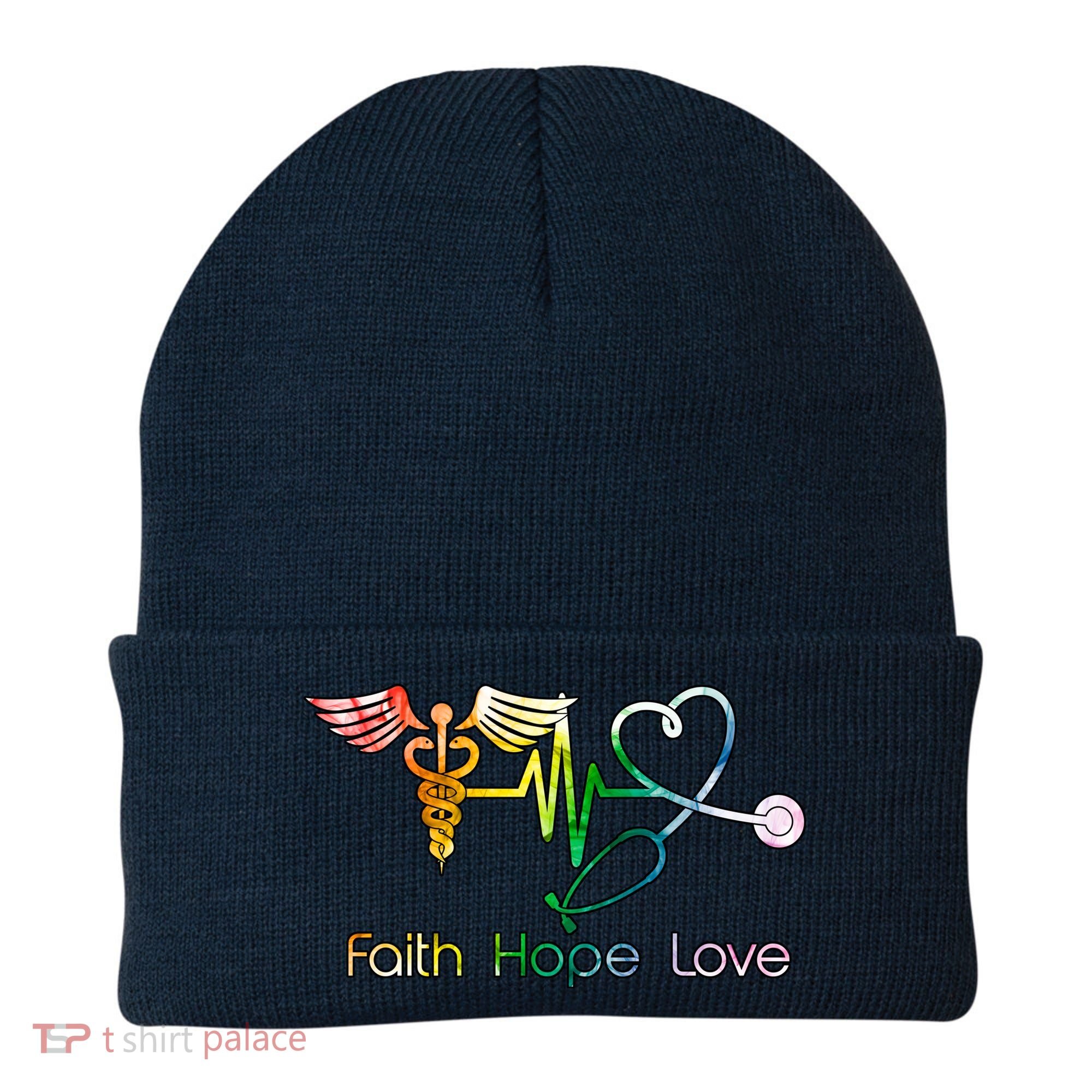 Faith Hope Love Nurse Beanie