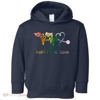 Faith Hope Love Nurse Toddler Hoodie thumb 0