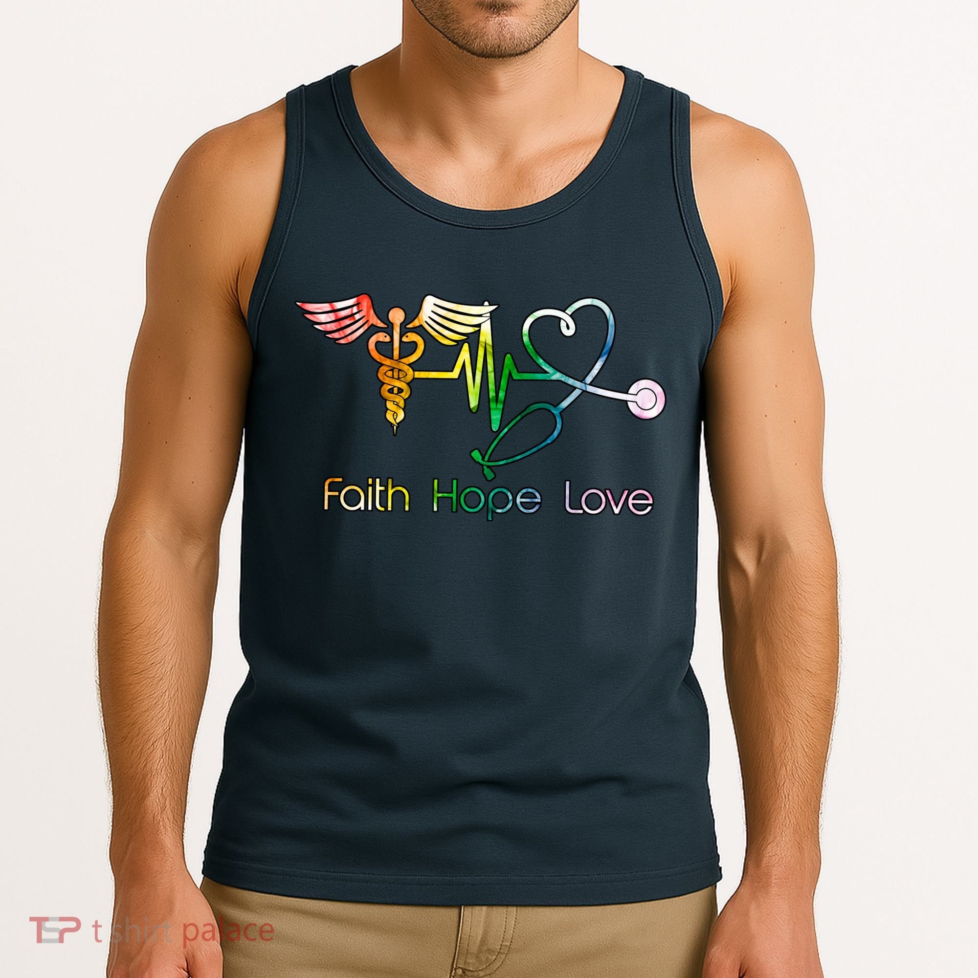 Faith Hope Love Nurse Tank Top