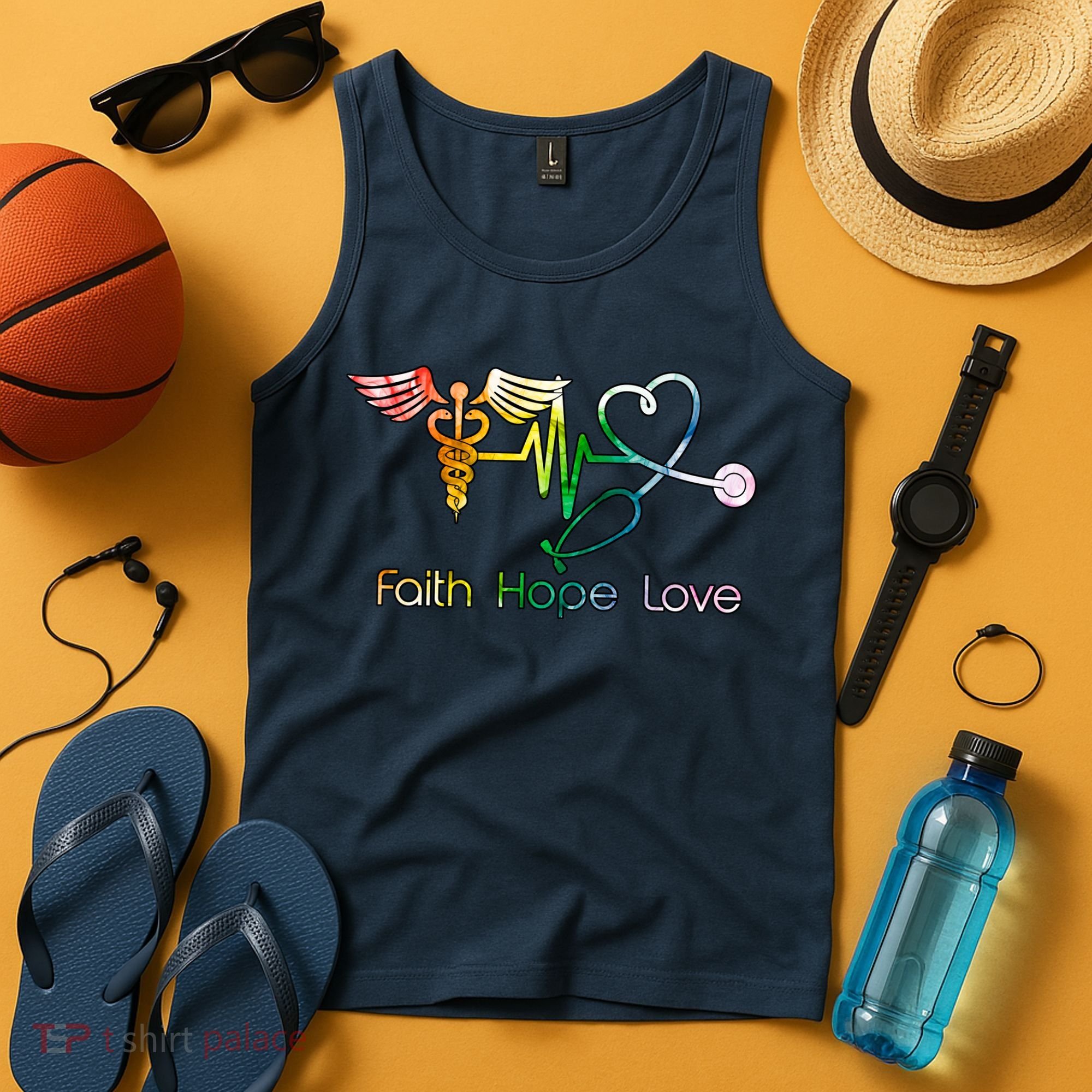 Faith Hope Love Nurse Tank Top