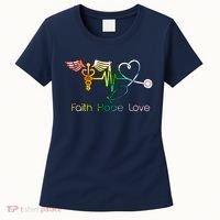 Faith Hope Love Nurse Women's T-Shirt thumb 0