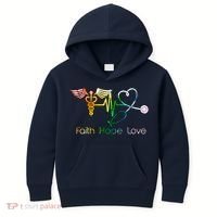Faith Hope Love Nurse Kids Hoodie thumb 0