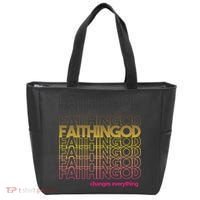 Faith In God Changes Everything Tote Bag thumb 0