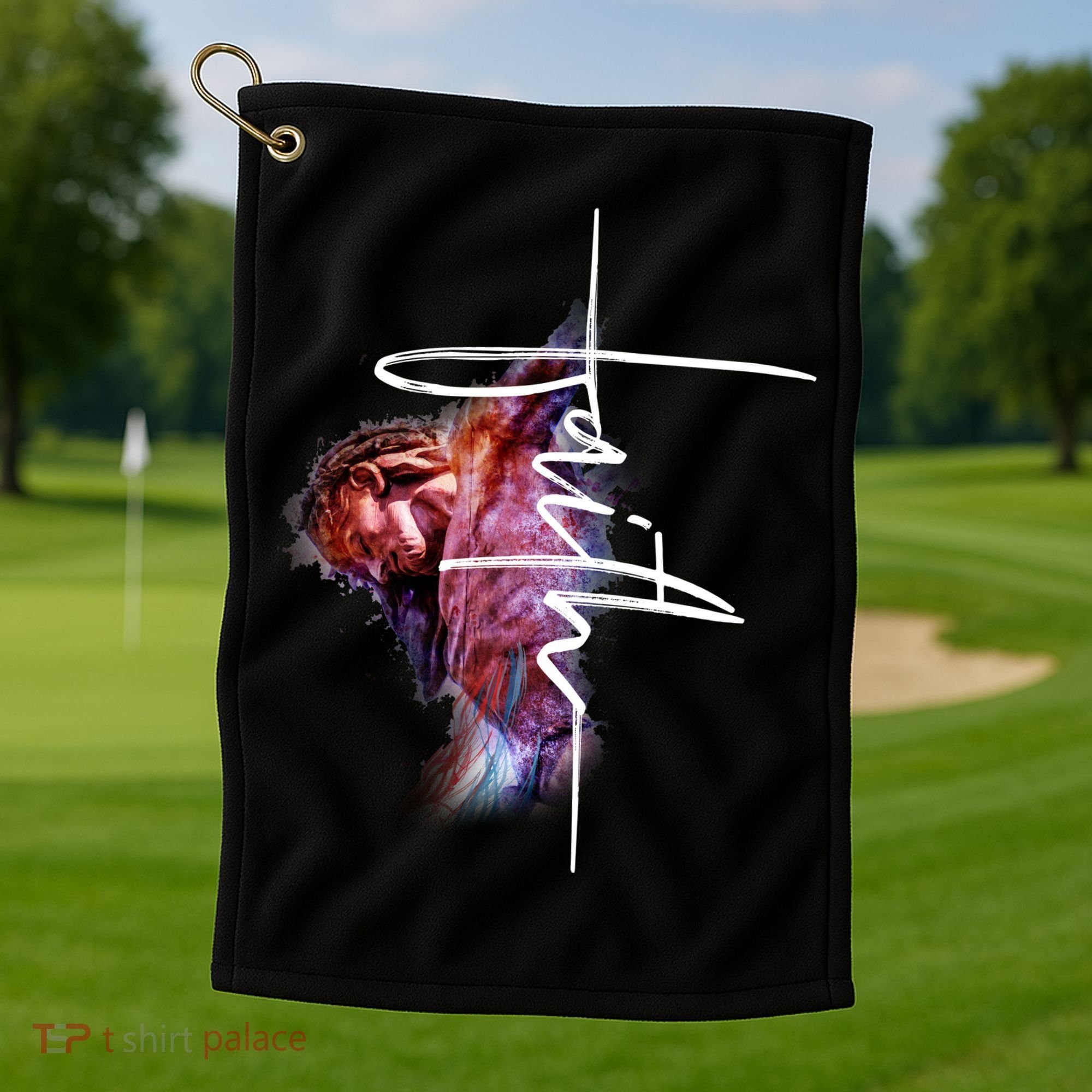 Faith In Jesus Golf Towel