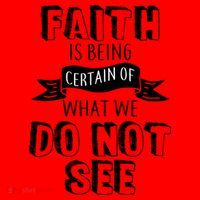 Faith Is Being Certain Of What We Do Not See Santa Hat thumb 1