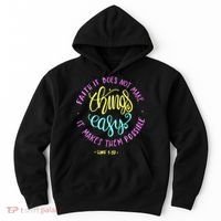 Faith It Does Not Make Things Easy It Makes Them Possible Luke Hoodie thumb 0