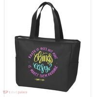 Faith It Does Not Make Things Easy It Makes Them Possible Luke Tote Bag thumb 3
