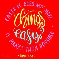 Faith It Does Not Make Things Easy It Makes Them Possible Luke Santa Hat thumb 1