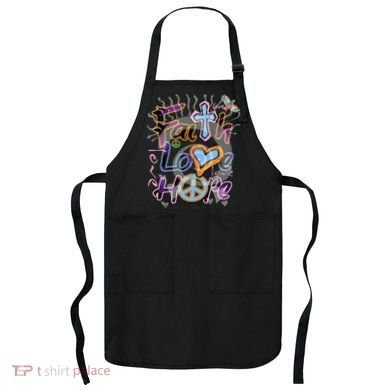 Faith Love Hope Apron