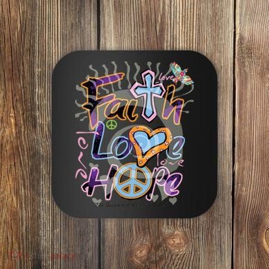 Faith Love Hope Coaster