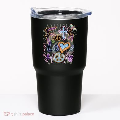 Faith Love Hope Tumbler