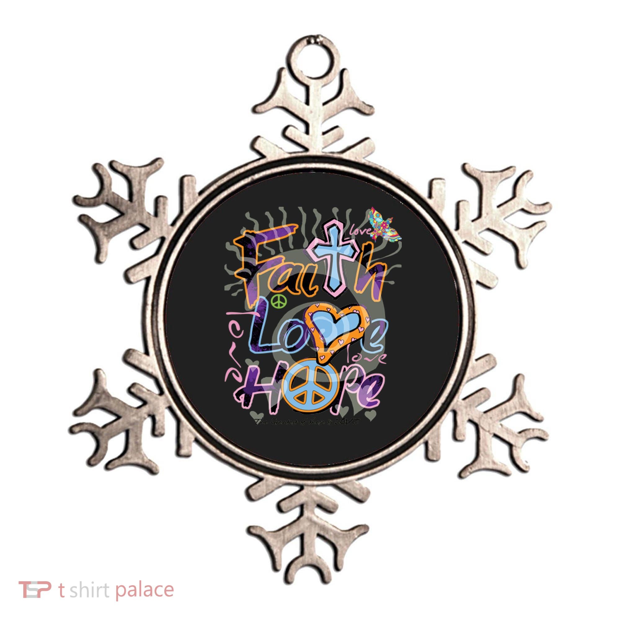 Faith Love Hope Ornament