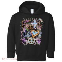 Faith Love Hope Toddler Hoodie thumb 0