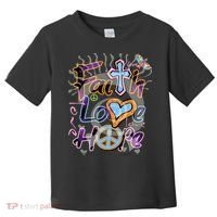 Faith Love Hope Toddler T-Shirt thumb 0