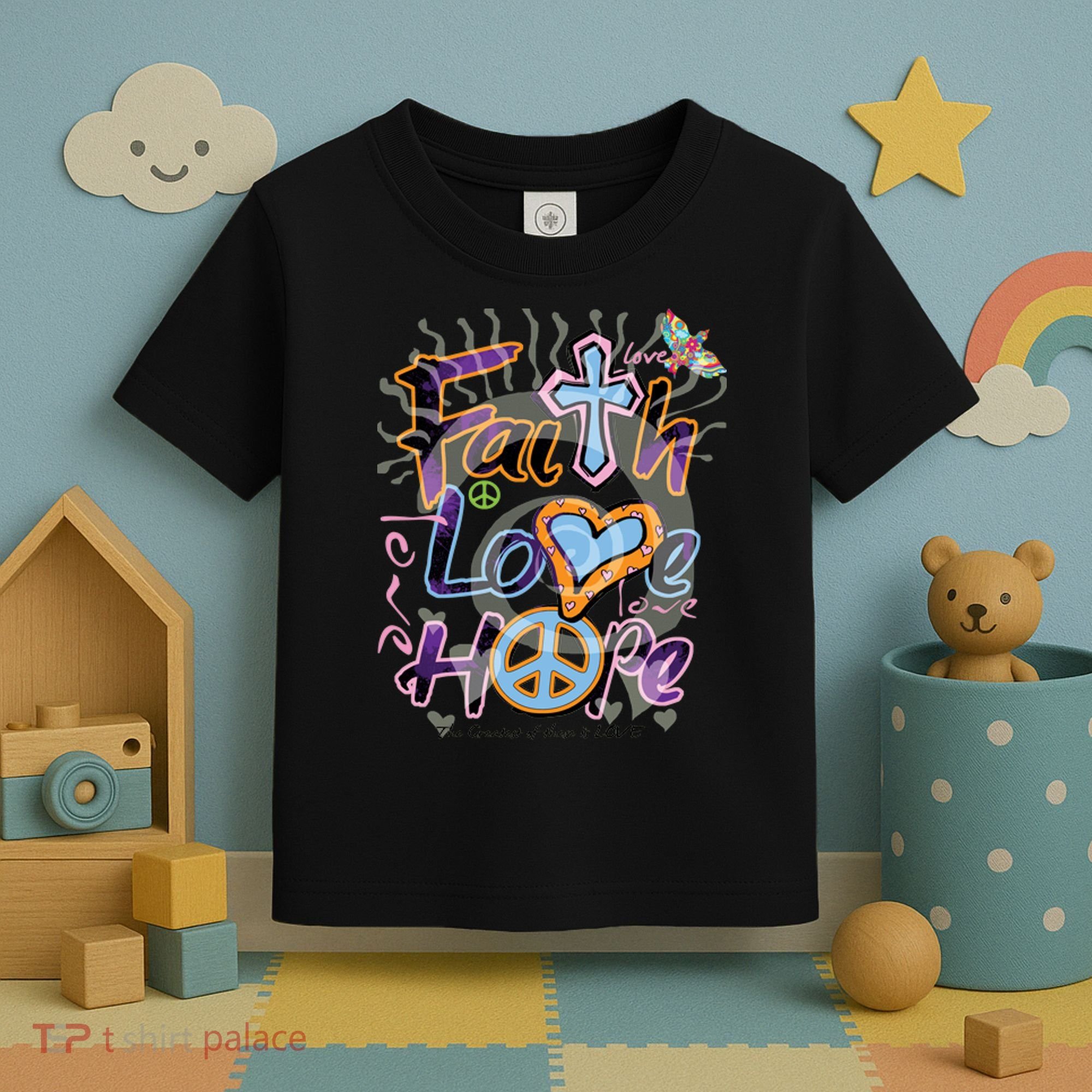 Faith Love Hope Toddler T-Shirt