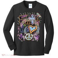 Faith Love Hope Kids Long Sleeve Shirt thumb 0