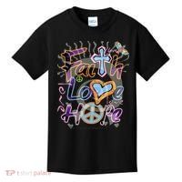 Faith Love Hope Kids T-Shirt thumb 0