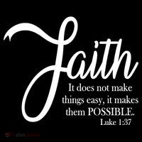 Faith Makes Things Possible  Apron thumb 3