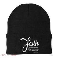 Faith Makes Things Possible  Beanie thumb 0