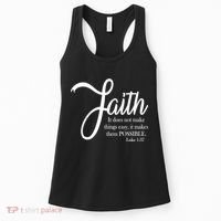 Faith Makes Things Possible  Women's Tank Top thumb 0