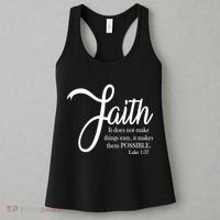 Faith Makes Things Possible  Women's Tank Top thumb 3