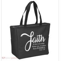 Faith Makes Things Possible  Tote Bag thumb 2