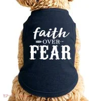 Faith Over Fear Doggie Tank thumb 0