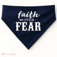 Faith Over Fear USA-Made Doggie Bandana thumb 0