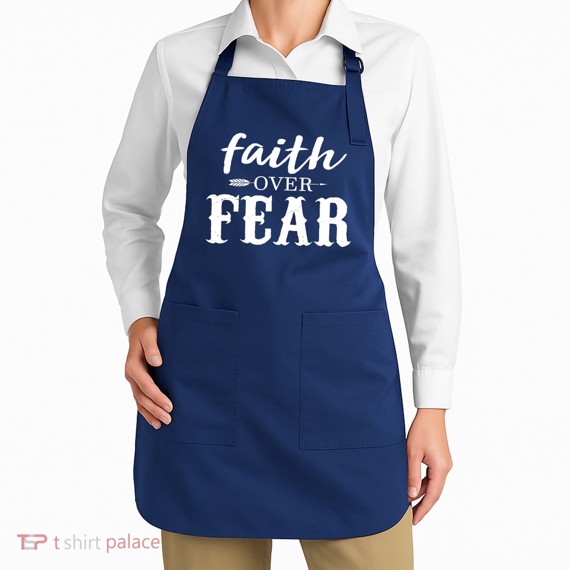 Faith Over Fear Apron