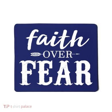 Faith Over Fear Mousepad