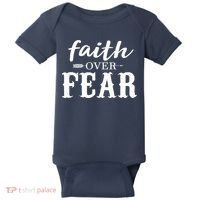 Faith Over Fear Baby Bodysuit thumb 0