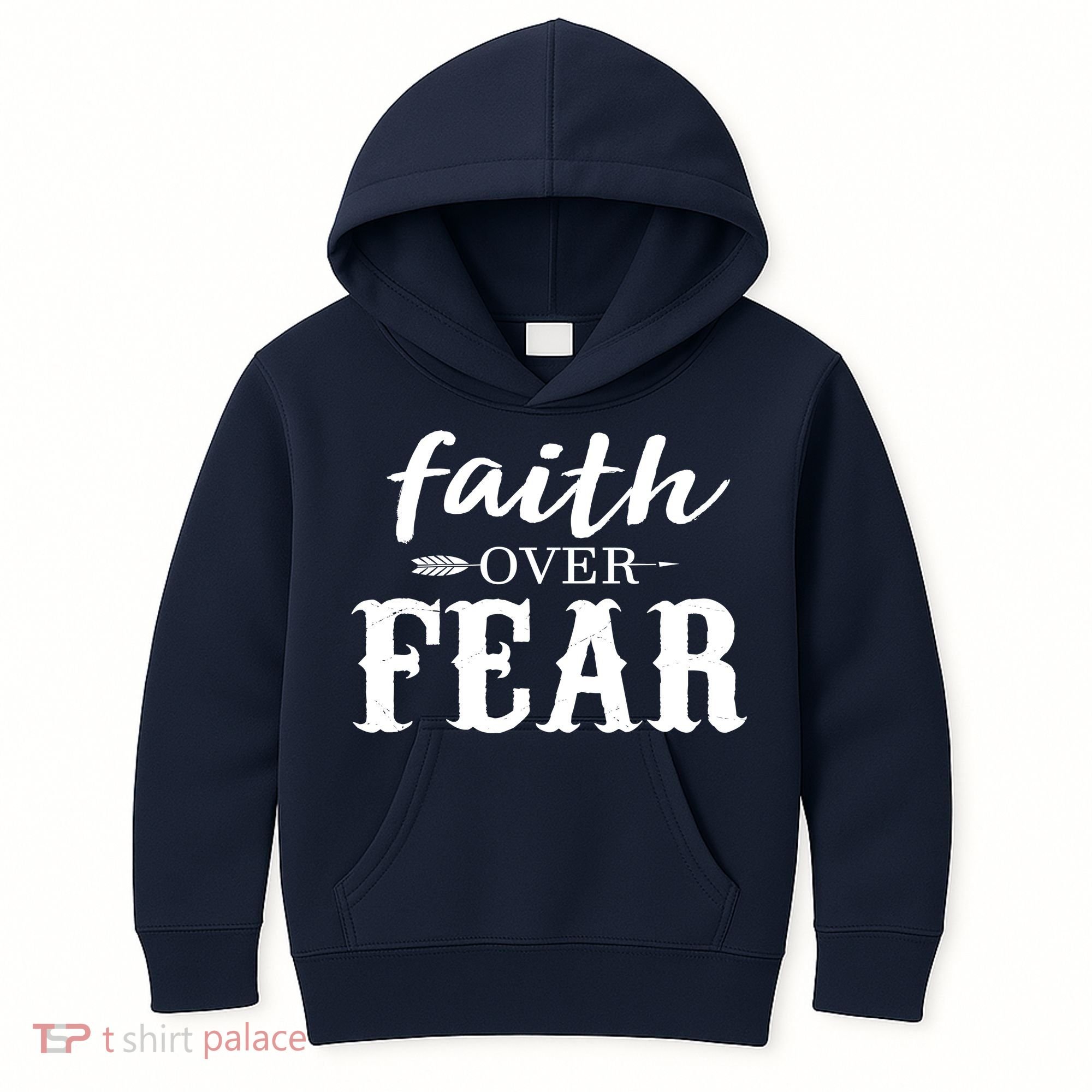 Faith Over Fear Kids Hoodie