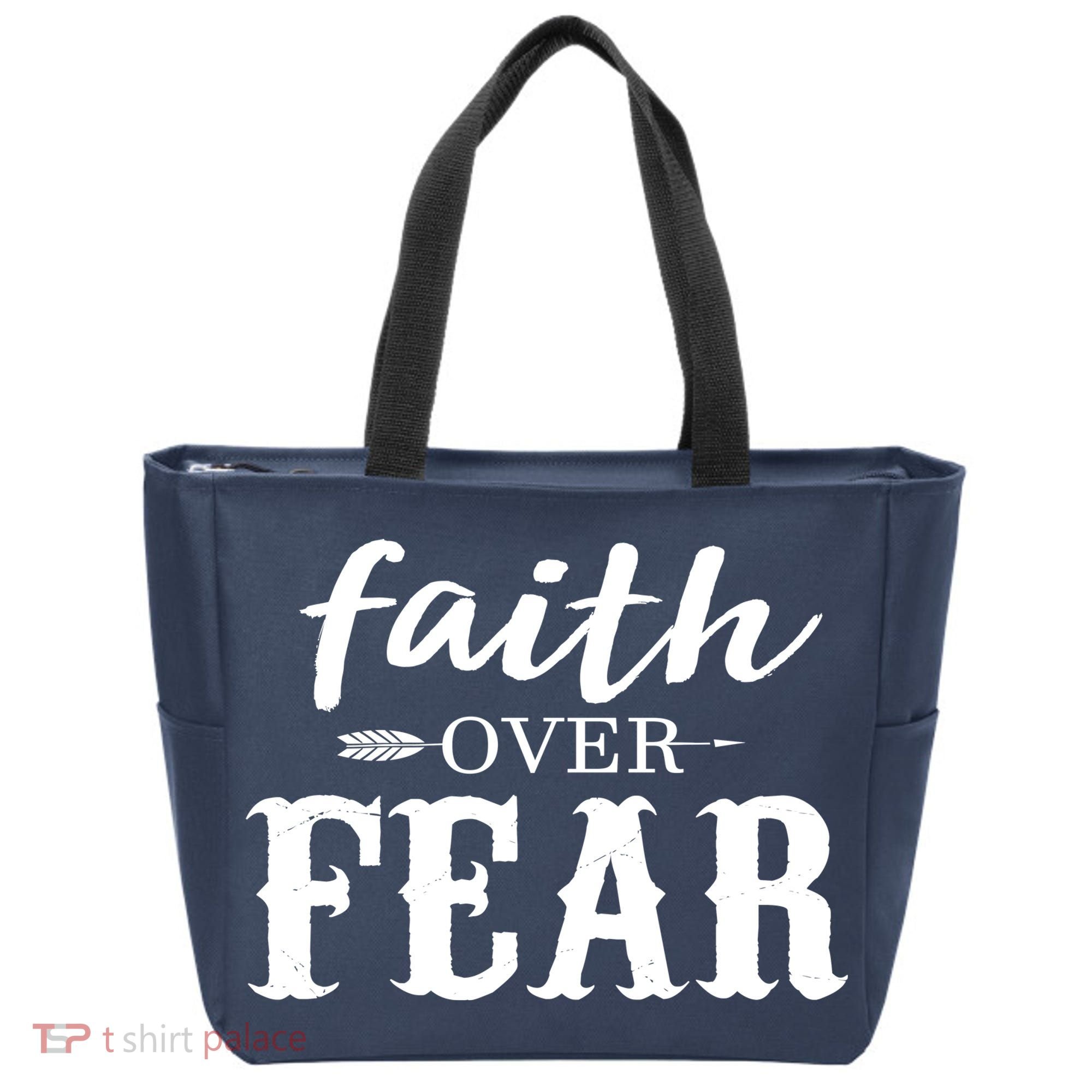 Faith Over Fear Tote Bag