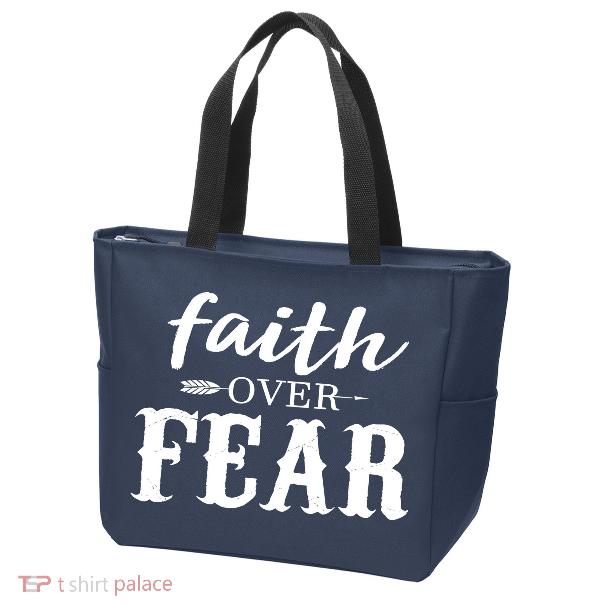 Faith Over Fear Tote Bag
