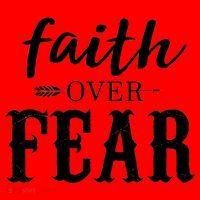 Faith Over Fear Santa Hat thumb 1