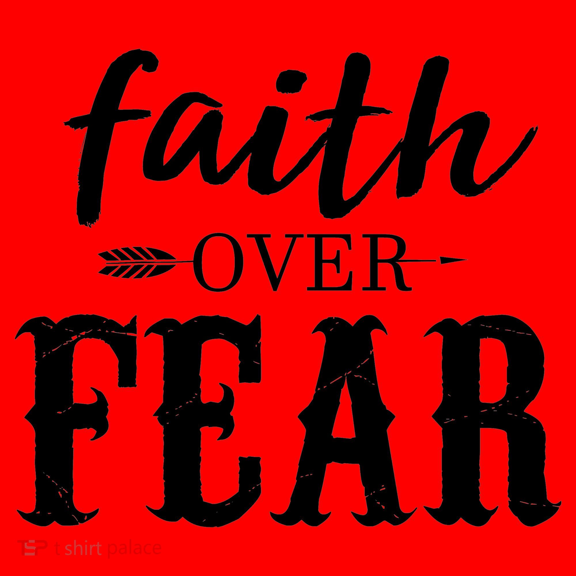 Faith Over Fear Santa Hat