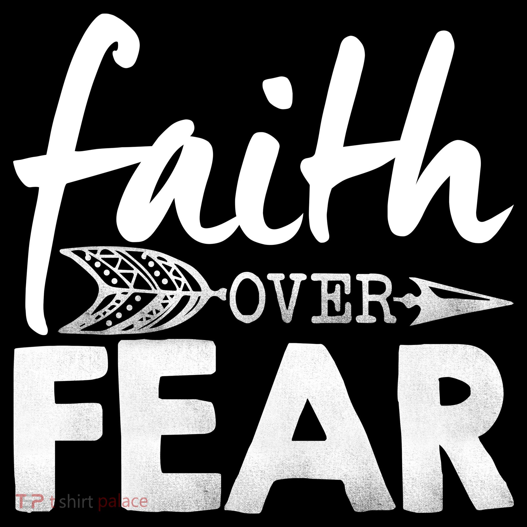 Faith Over Fear Christian Arrow Women's Hoodie
