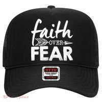 Faith Over Fear Christian Arrow Hat thumb 0