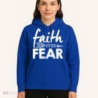 Faith Over Fear Christian Arrow Hoodie thumb 5