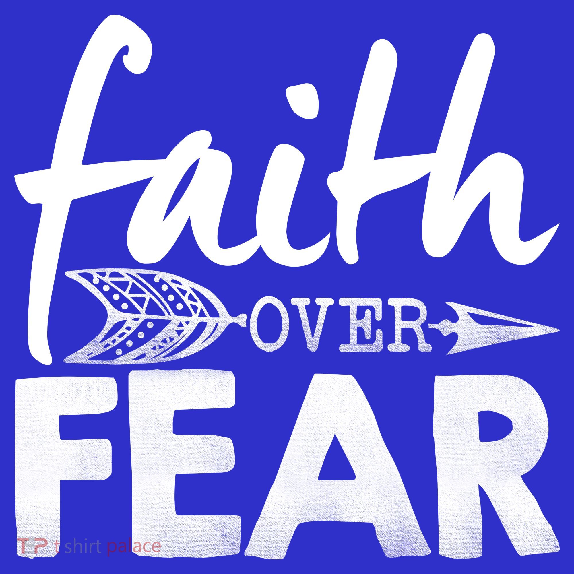 Faith Over Fear Christian Arrow Sweatshirt