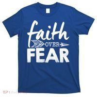 Faith Over Fear Christian Arrow T-Shirt thumb 0