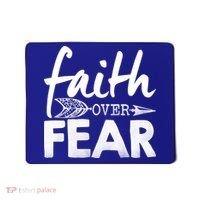 Faith Over Fear Christian Arrow Mousepad thumb 0