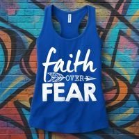 Faith Over Fear Christian Arrow Women's Tank Top thumb 3