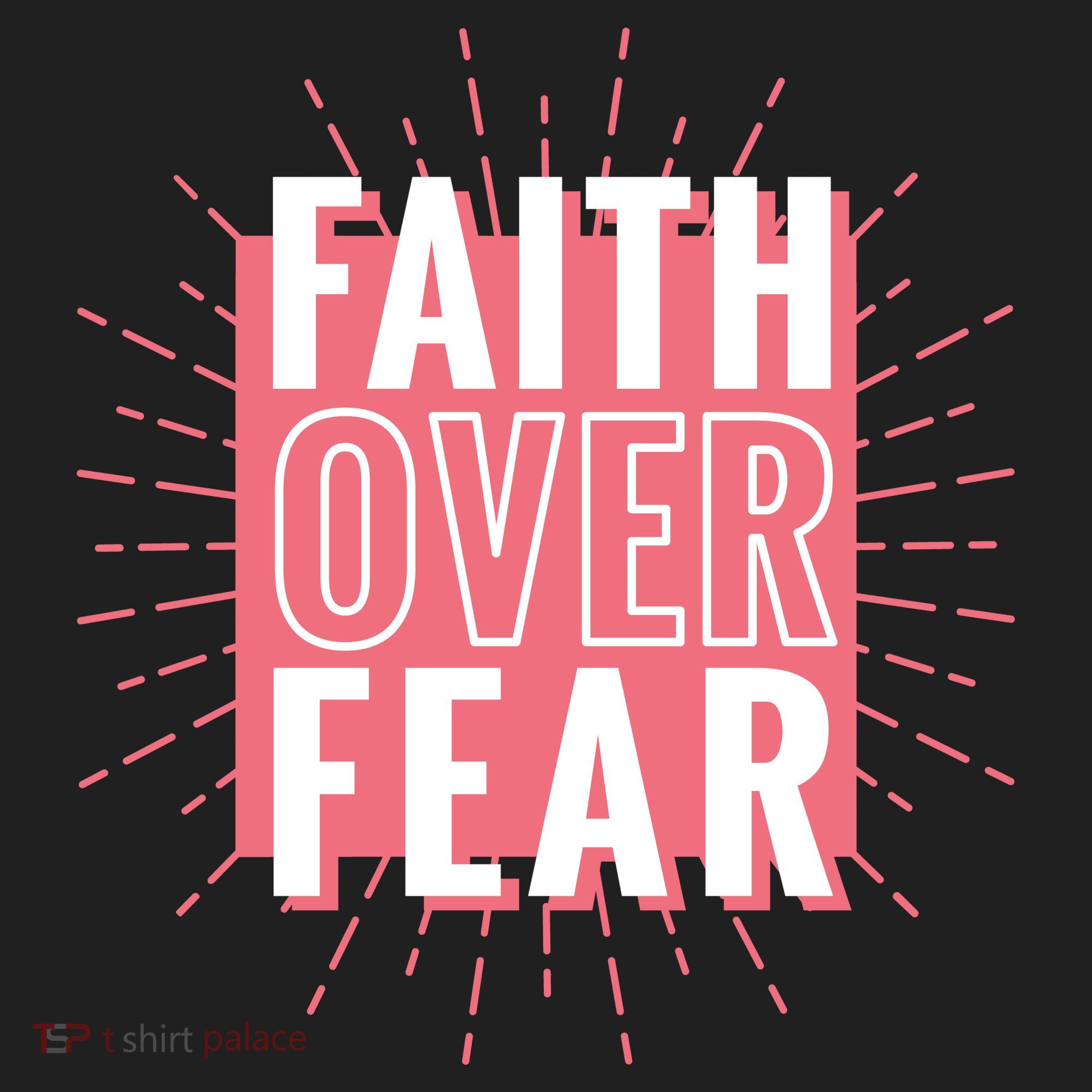 Faith Over Fear Cute Christian Quote  Beanie