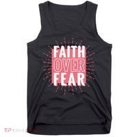 Faith Over Fear Cute Christian Quote  Tank Top thumb 0