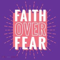 Faith Over Fear Cute Christian Quote  Button thumb 1