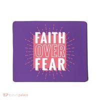 Faith Over Fear Cute Christian Quote  Mousepad thumb 0