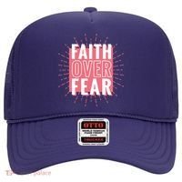 Faith Over Fear Cute Christian Quote  Hat thumb 0